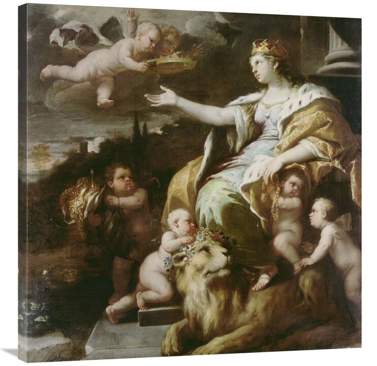 Allegory of Magnanimity-Canvas Art-36x36