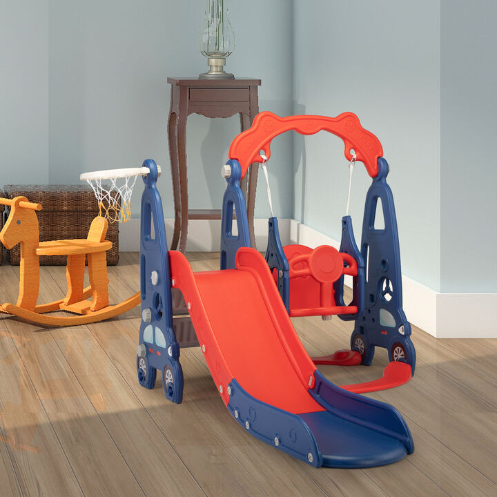 3 in 1 Toddler Slide and Swing Set