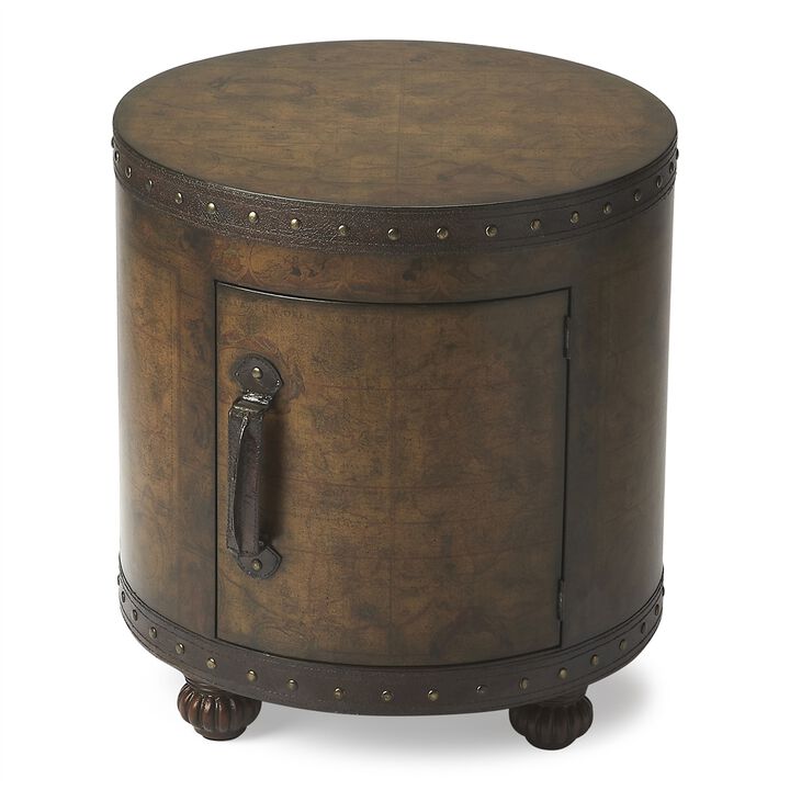 Old World Map Duffel Table, Belen Kox