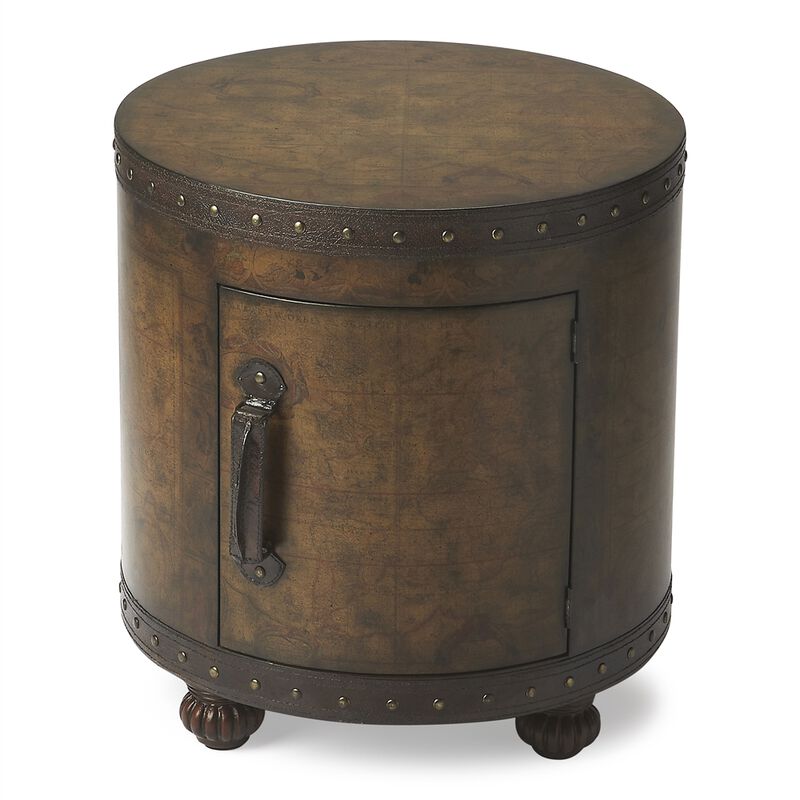Old World Map Duffel Table, Belen Kox