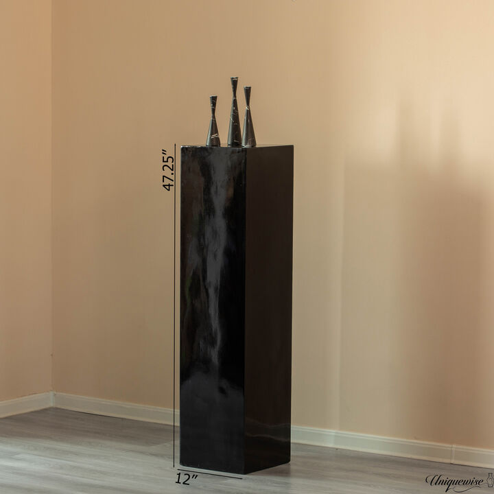 47-Inch Black Pedestal Backdrop Stand
