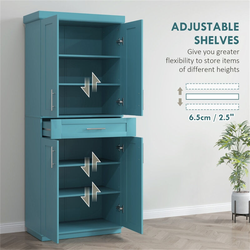 Tall Kitchen Pantry Cabinet – Freestanding Storage for Kitchen & Dining Area