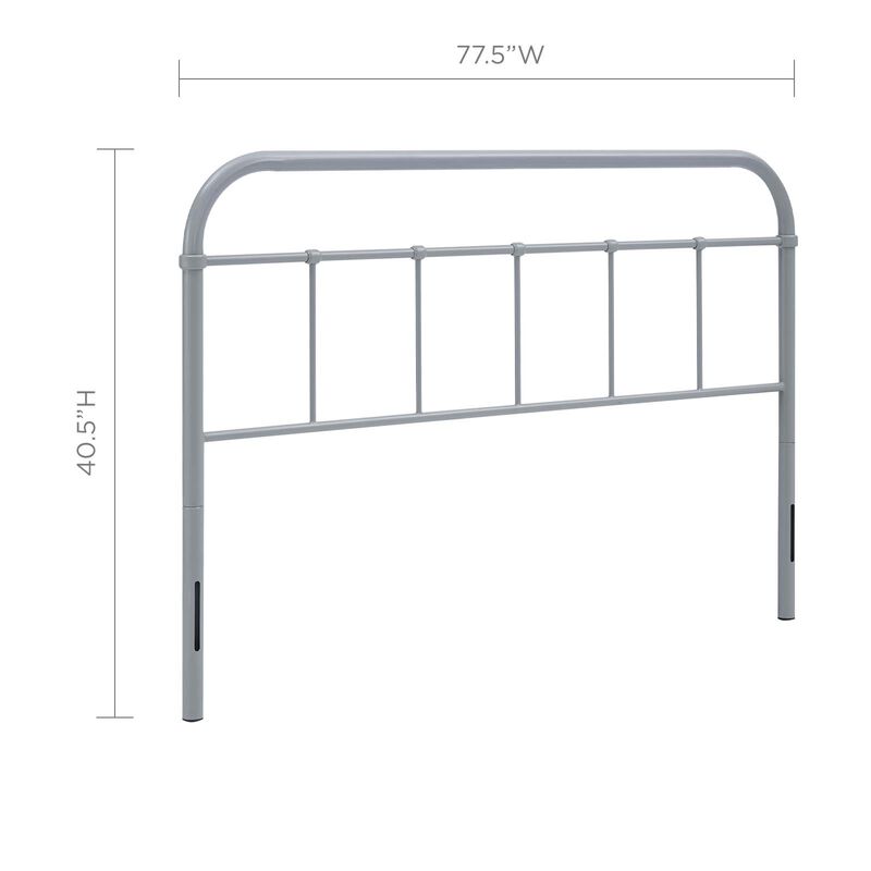 Modway - Serena King Steel Headboard