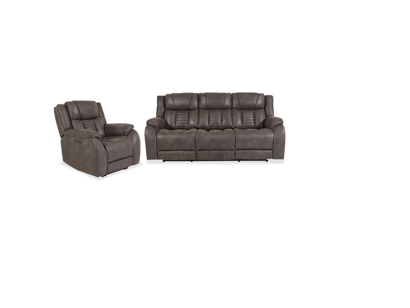 Cayman Sofa & Recliner Living Set