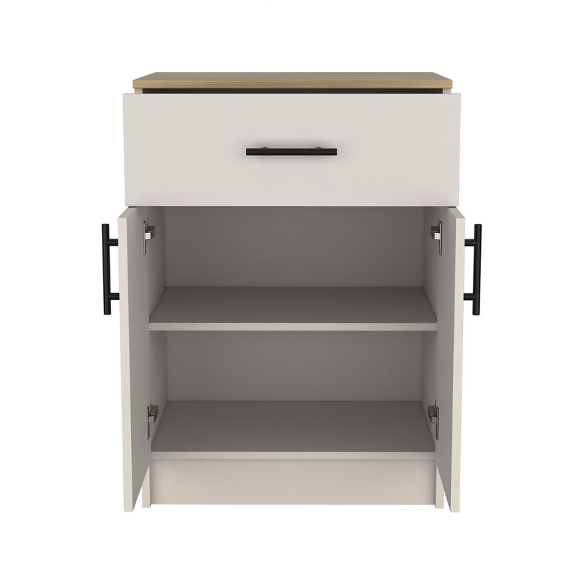 DEPOT E-SHOP Sevilla Bathroom Vanity with Single Door Cabinet, White