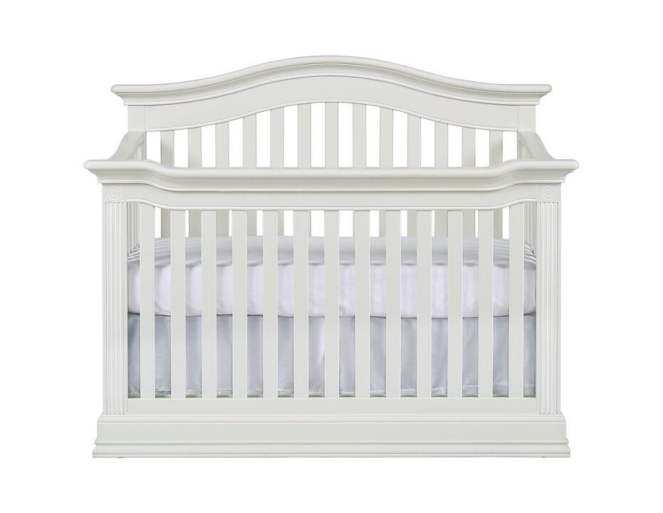 Baby Cache Montana 4-in-1 Convertible Crib Glazed White