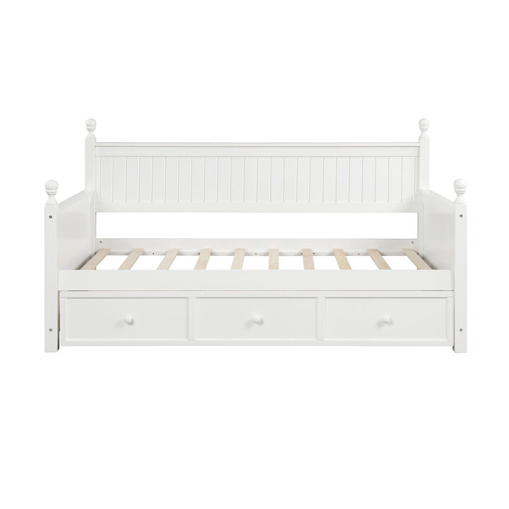 Merax Wood Daybed with Three Drawers