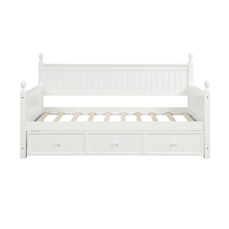 Merax Wood Daybed with Three Drawers