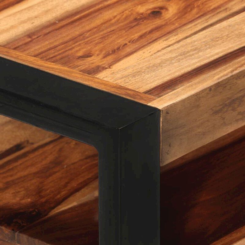 vidaXL TV Cabinet Solid Sheesham Wood