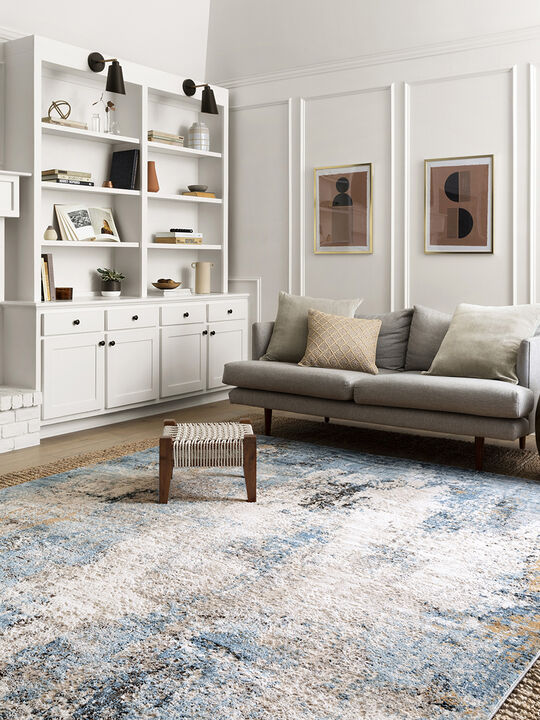 Alchemy Denim/Ivory 9'9" x 13'6" Rug