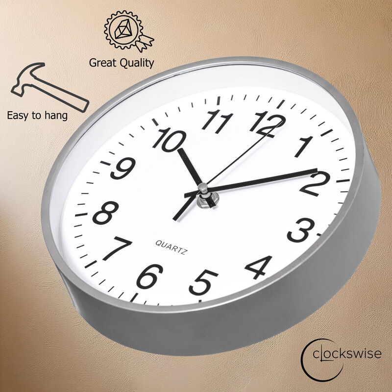 Clockswise Blue 10-In Analog Clock