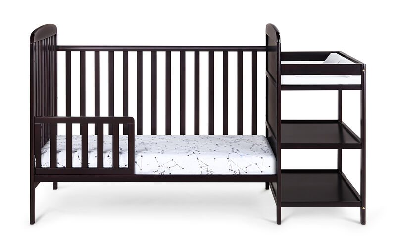 Suite Bebe Ramsey 3-in-1 Crib and Changer Combo Espresso