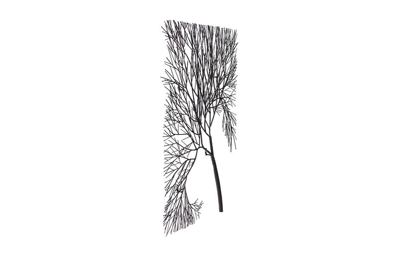 Wire Tree Rectangular Wall Art