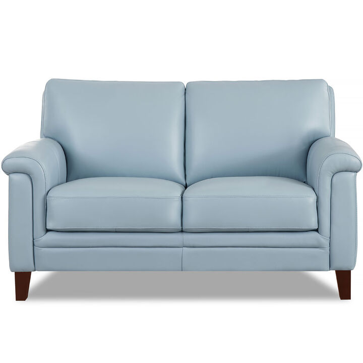 Westcott Top Grain Leather Loveseat