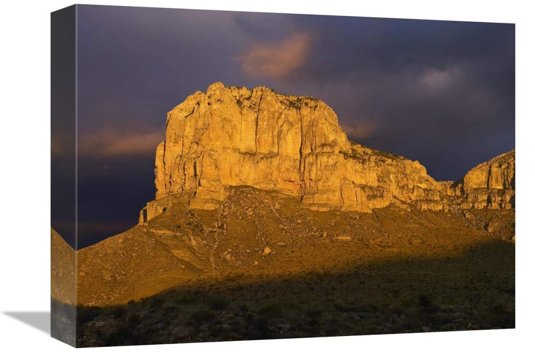 El Capitan, Guadalupe Mountains National Park, Texas-Canvas Art-16x12