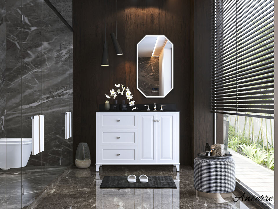 Hannah 48 in. Off Centered Bath Vanity Set