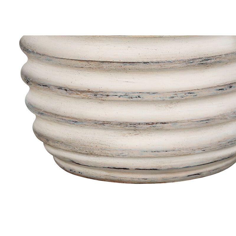 Monarch Specialties I 9742 - Lighting, 28"H, Table Lamp, Cream Resin, Ivory / Cream Shade, Transitional