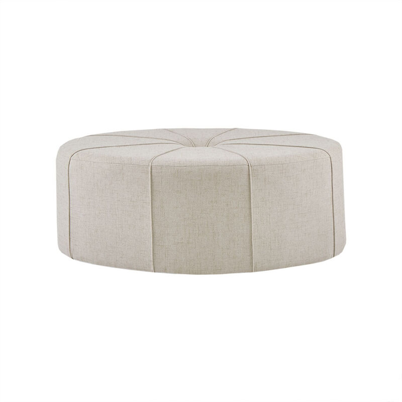 Gracie Mills Karley Thick Welted Oval Ottoman