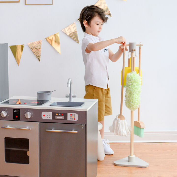 Teamson Kids - Little Helper  Cleaning Set - Stone