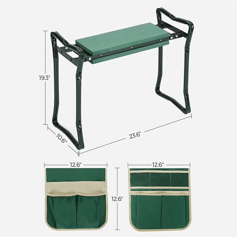 Folding Garden Kneeler – Bench Stool with Kneeling Pad for Comfortable Gardening