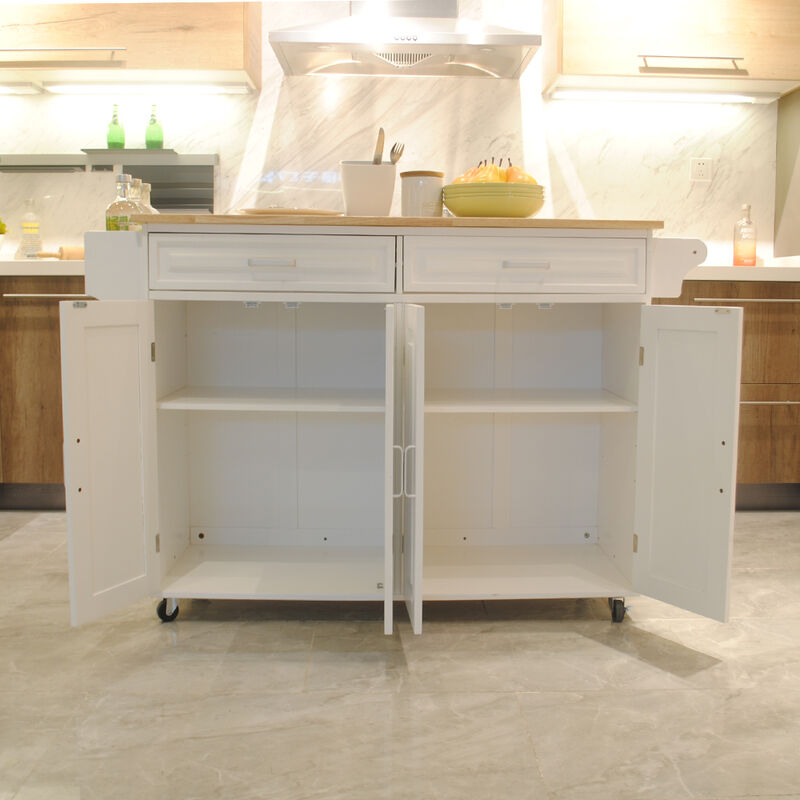 Streamdale Mobile Kitchen Island with Luxury Design