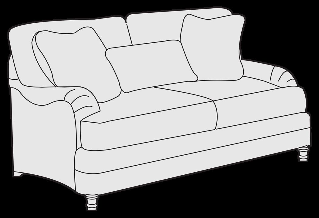 Tarleton Fabric Loveseat