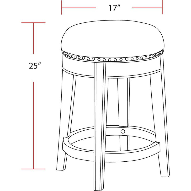 Parker House Furniture Parker House Sundance - Smokey Grey Swivel Stool