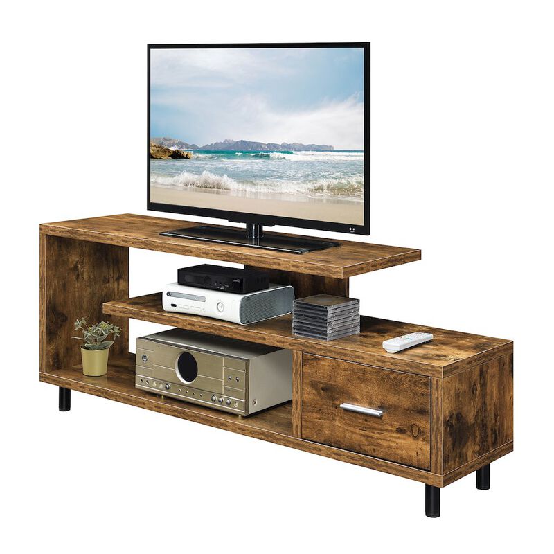 Convenience Concepts Seal II 1 Drawer TV Stand with Shelves for TVs up to 65 Inches