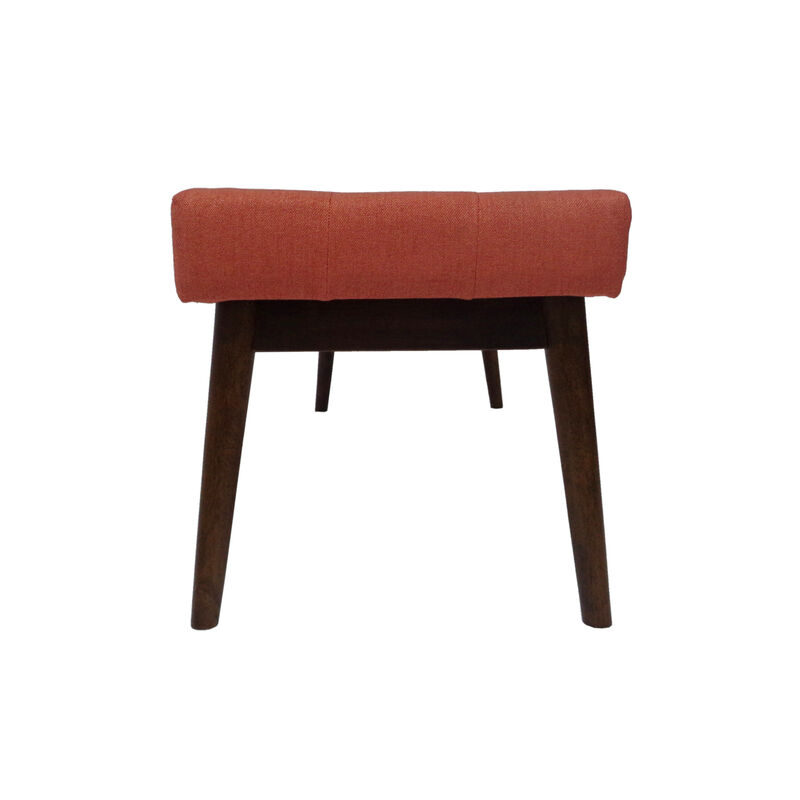 Mid-Century Tufted Ottoman with Versatile Comfort