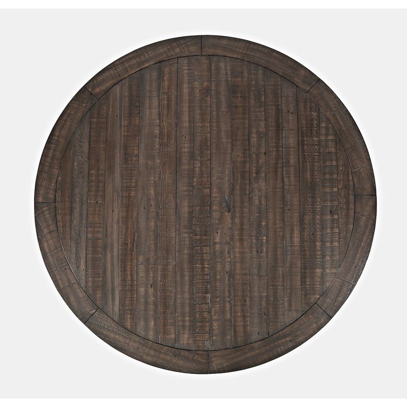 Jofran Five Piece Reclaimed Solid Wood Counter Height Round Dining Set