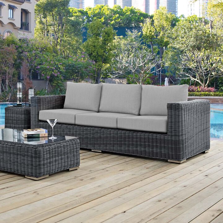 Modway - Summon Outdoor Patio Sunbrella® Sofa
