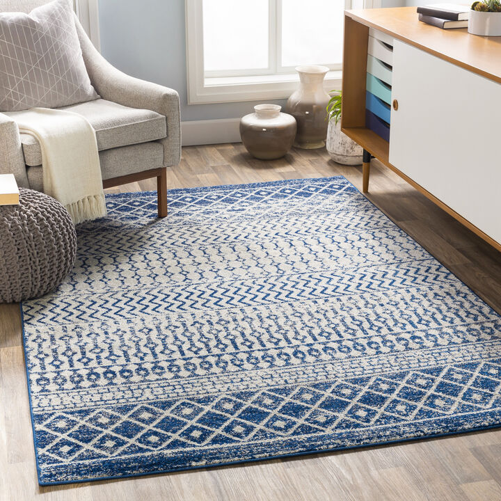 Elaziz ELZ-2345 7'10' x 10'3' Blue Rug