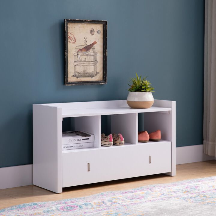 Shoe Bench White