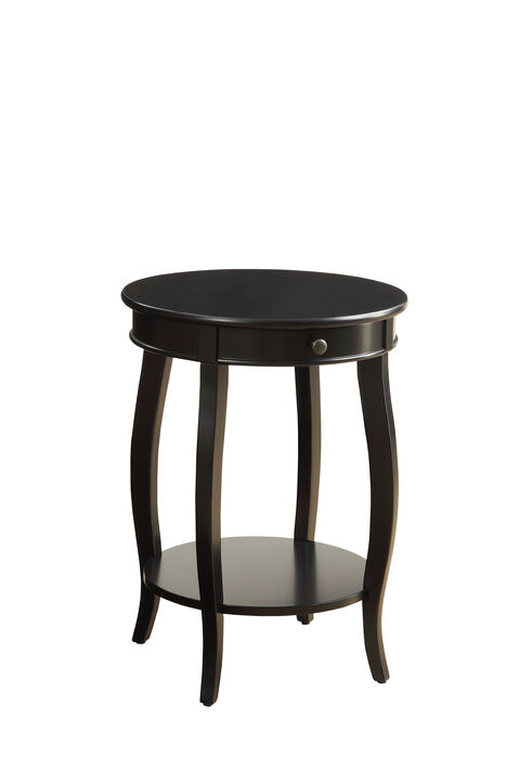 ACME Alysa Accent Table, Black