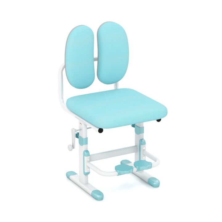 Hivvago Ergonomic Height-adjustable Kids Study Chair with Double Back Support