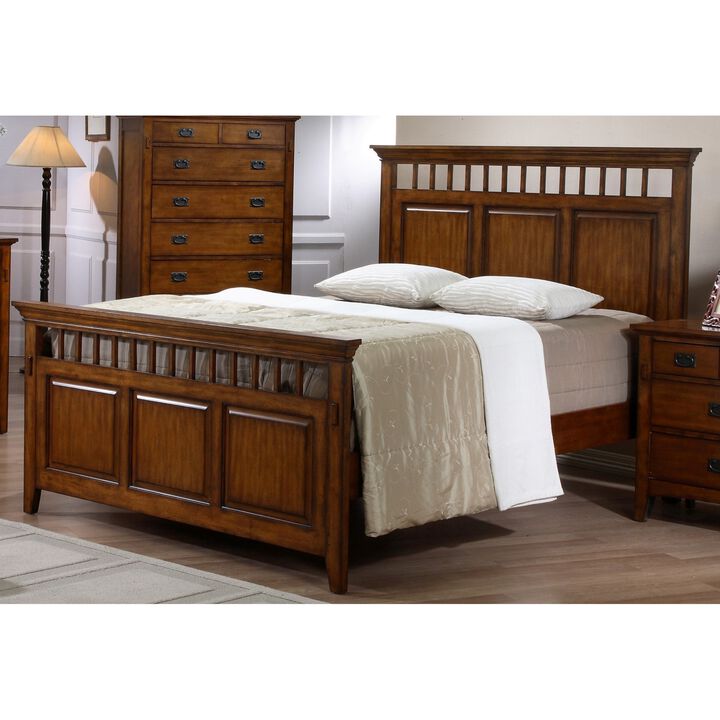 Sunset Trading Tremont Queen Bed | Distressed Brown