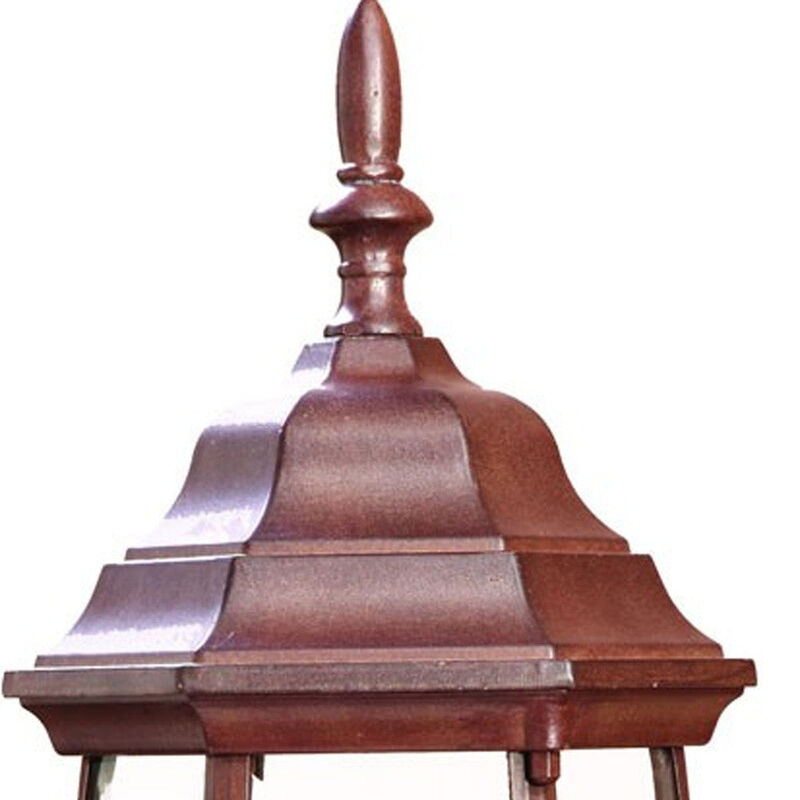 Hivvago Dark Brown Globe Lantern Wall Light