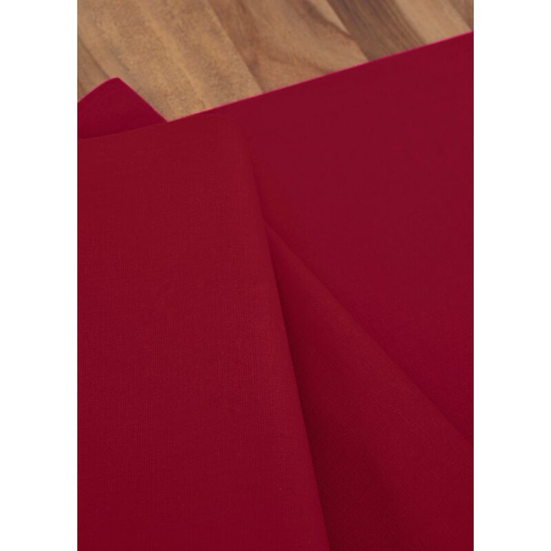 Solino Home Cotton Linen Plain Table Runner | Dru