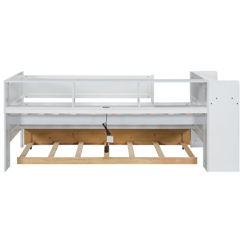 Merax Daybed Bed with Drawers and Trundle