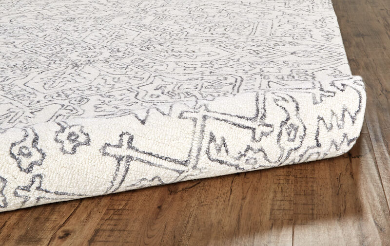 Belfort 8778F White/Gray 9' x 12' Rug