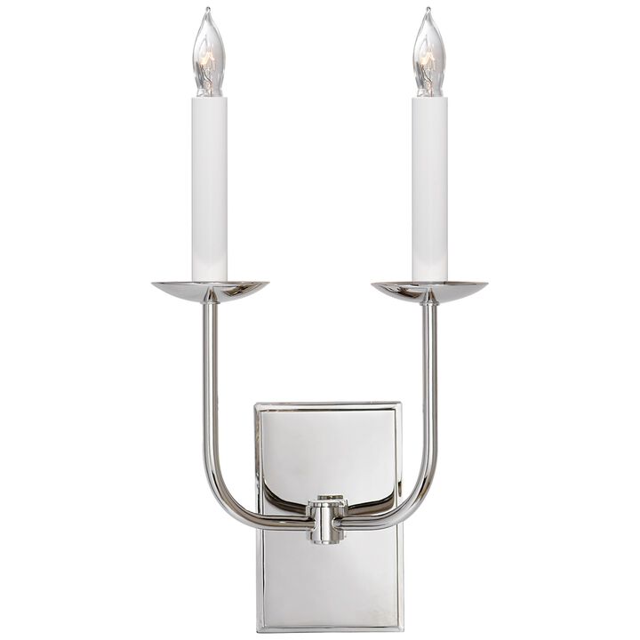 TT Single Sconce in Polished Nickel