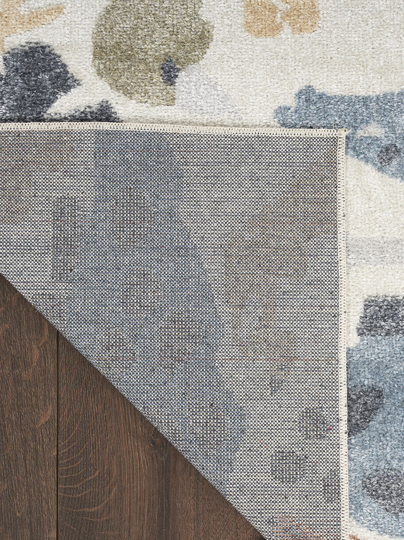 Astra Machine Washable ASW01 Ivory 3'3" x 5' Rug