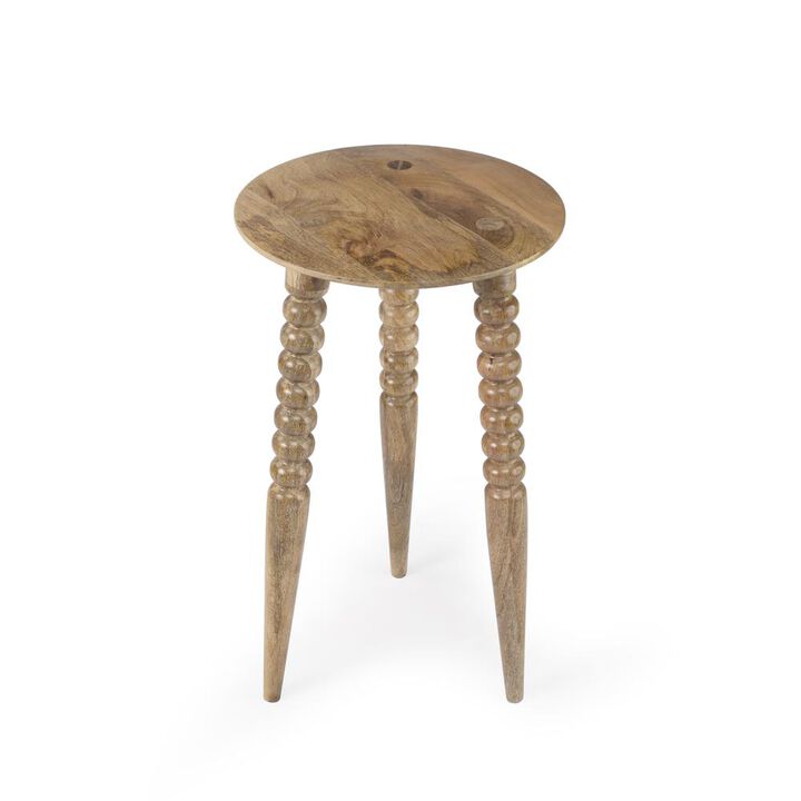 Butler Specialty Company Fluornoy Wood Side Table, Light Brown