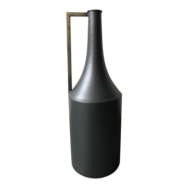 Moe’s Primus Metal Vase Black
