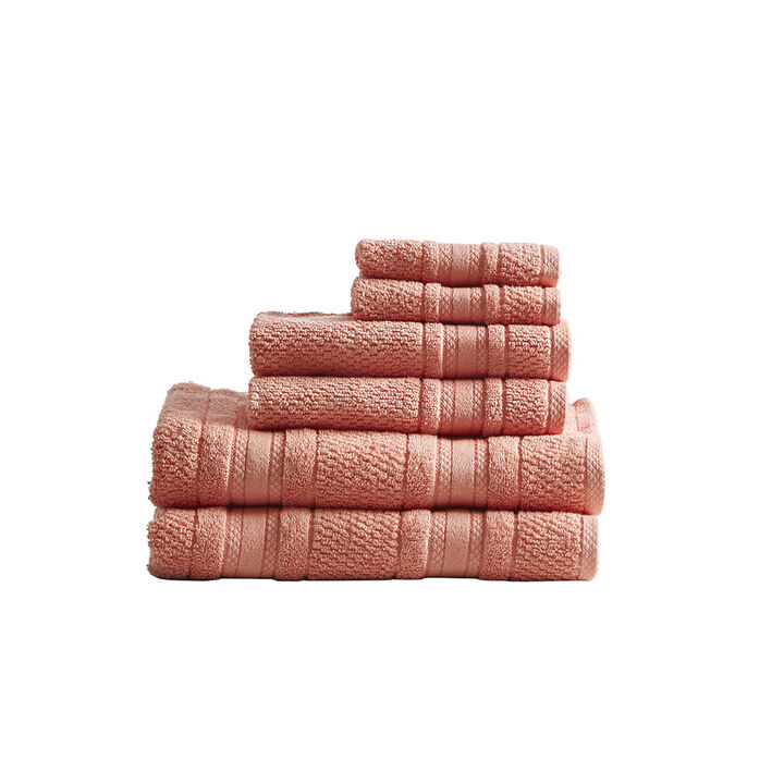 Gracie Mills Aisling Super Soft 6 Pieces Cotton Quick Dry Bath Towel Set