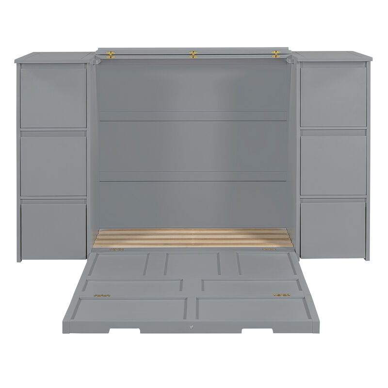 Merax Murphy Bed with Drawers