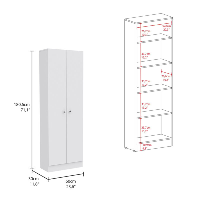 Storage Cabinet Pipestone, Kitchen, White