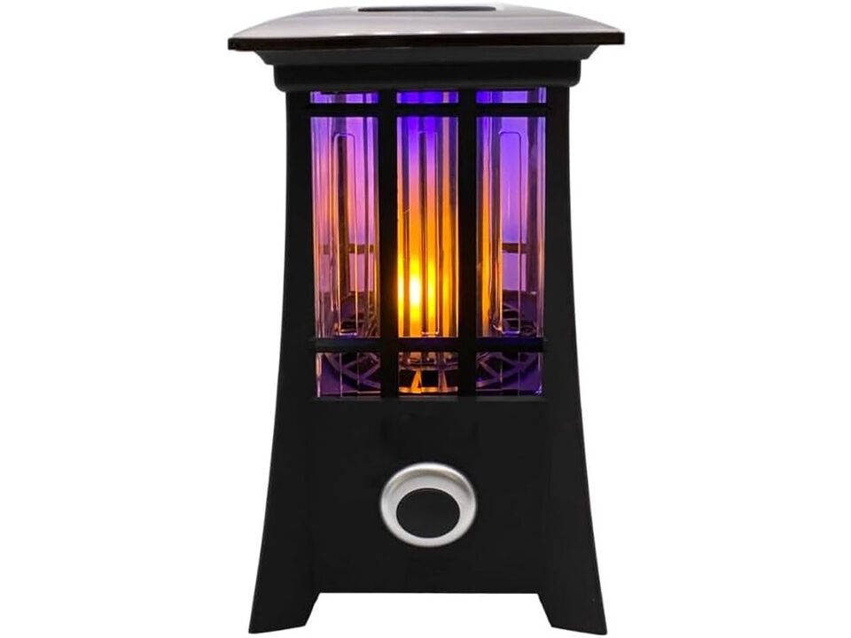 PIC Solar Flame Effect Patio Lantern Bug Zapper, ½ Acre Coverage, 1 Pack