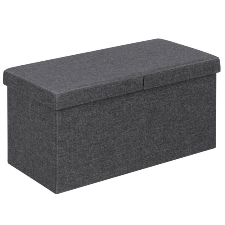 Hivvago 30 Inch Folding Storage Ottoman with Lift Top