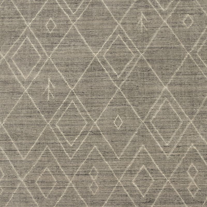 Nador Grey Moroccan Hand Knotted 8' x 10' Rug